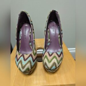 Madden Girl Zigzag Platform Heels
